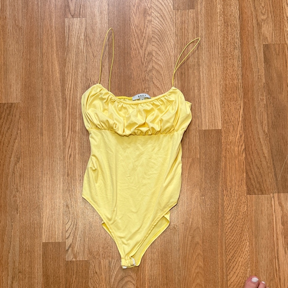 Butter Yellow Body Suit